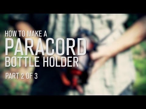 How to Make a Paracord Bottle Holder [2 of 3]