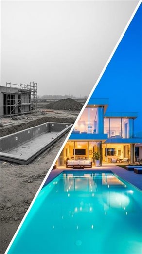 From Dirt Pit to $5M Modern Pool Mansion 😱 Full Timelapse Build
