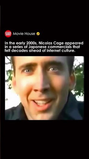 Nicolas Cage appeared in a series of Japanese commercial