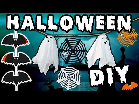 DIY HALLOWEEN - 3 EASY DECORATION IDEAS