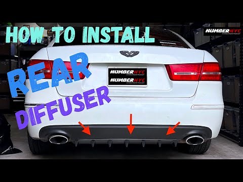 How to Install a Rear Diffuser in 5 minutes