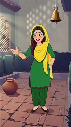 Karene Ne Diya Bhanti Ko Dhoka! 💔 | Emotional Story #shots #animatedstories #dhoka #emotionalstory