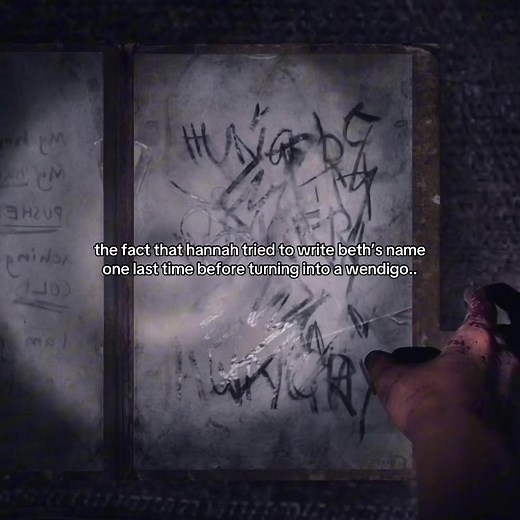 Hannah's Transformation into a Wendigo in Until Dawn
