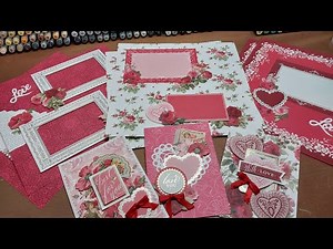 Anna Griffin January 2026 mystery box, let's make 3 cards and 3 double scrapbook layouts