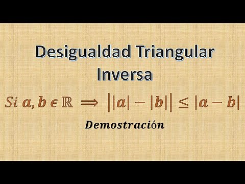 Desigualdad Triangular Inversa. Demostración