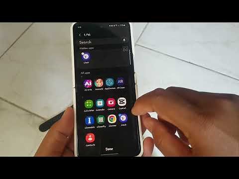 SAMSUNG Galaxy Z Flip 5: How to Show or Hide specific App on Home and Apps Screen (Android 13)