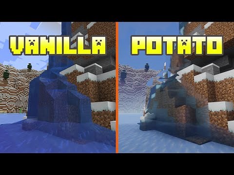 Vanilla vs Potato Shader | Shader Comparison