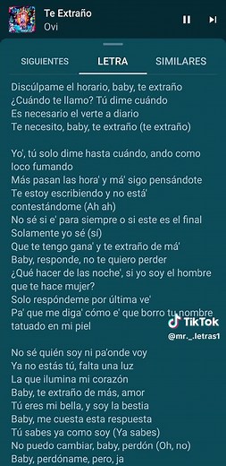 Mr. Letras1 on TikTok