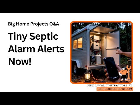 Tiny House Septic Smart-Alarm WiFi Cellular Alerts