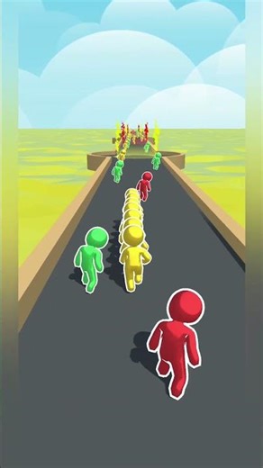 Color Merge runner 🏃‍♂️ lvl 51 #shorts #gamingwithrabia #colormergerunner