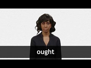 How to pronounce OUGHT in American English