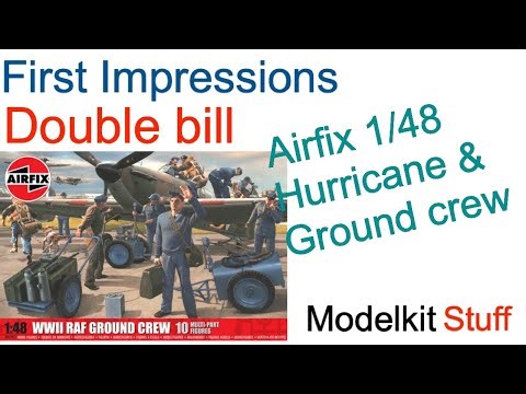 First Impressions Airfix, 1/48 Huricane and ground crew