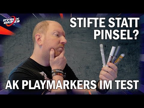 What can pens do with acrylic paints? - AK Playmarkers put to the test