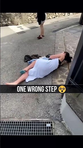 One wrong step 😵