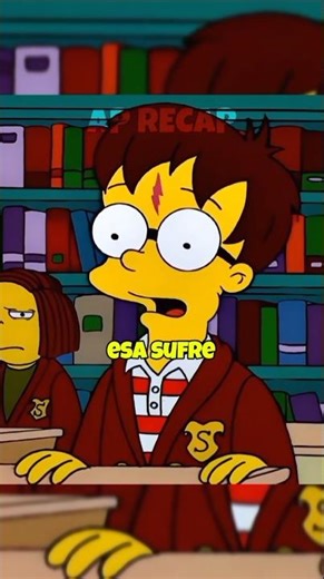 La escuela de magia de Springfield en Los Simpson #lossimpson