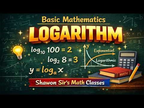 Class 11 Boards || LOGARITHM One Shot || Shawon Sir"s Maths Classes
