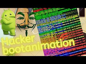 NEW Boot Animation in Android| Like Hacker | Root | Any devices 2021