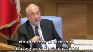 1.1M views · 4.9K reactions | TTIP, Stiglitz: "Non firmate! Non è un trattato di libero scambio!" Il premio Nobel per l'economia Joseph Stiglitz, spiega che cosa è in realtà il TTIP (Partenariato transatlantico per il commercio e gli investimenti). | Carlo Martelli | Facebook