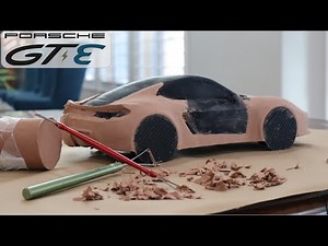 Sculpting the Future: Porsche Electric Supercar in Clay - Oddly Satisfying Car Design Clay Modeling