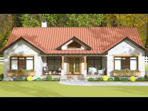 You’ll Love This Modern Stone House Design | ID #1059 Dream Home