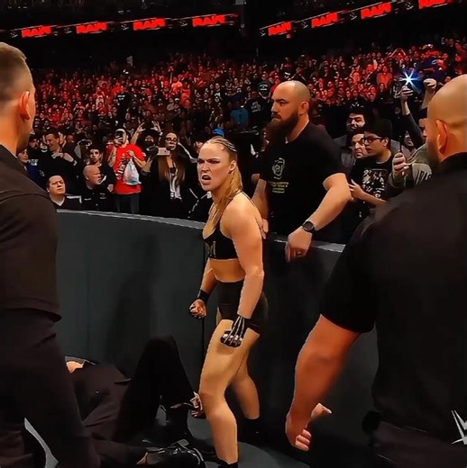 Ronda Rousey Front Of Her Husband ❤️ With Security 🥵🔥#wwe #wrestling #rondarousey #shortvideo