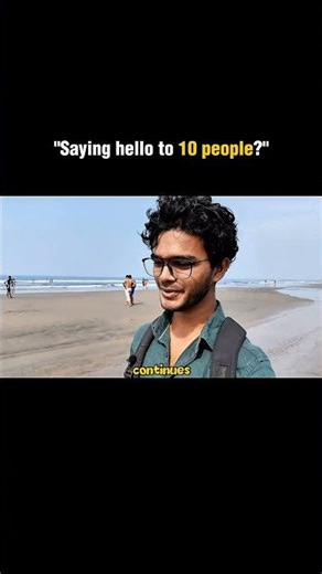 Saying hello to random people #shorts #communication #english