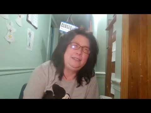 Regina and me talking