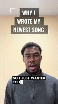 Why I wrote my newest unreleased song! Presave the song in the video on Spotify! Link in bio!