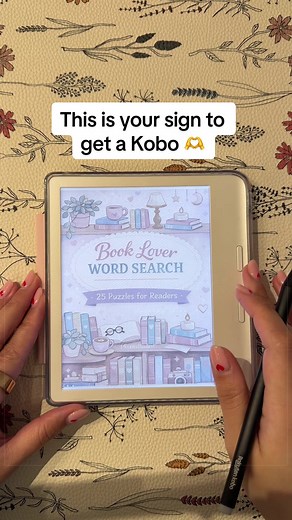 This is your sign to het a Kobo 🫶 @Rakuten Kobo 📚 🔗Tap the link in my bio to get yours. #thekobolife #kobolibracolour #kobogirlie #koboremote