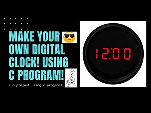 Make a Simple Digital Clock using C program! (Bangla) | C fun projects | JS Play