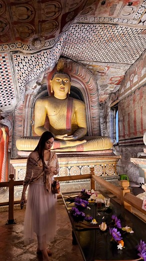 🛕 Dambulla Royal Cave Temple🇱🇰 . . . #dambullacavetemple #dambulla #srilanka #buddha #buddhatemple #temple #srilankatravel #travelphotography #sunnyday #traveltheworld #travelgram #love #lifestyle #fashion #style #vibe #travel #travelblogger | Maharia Azmiri