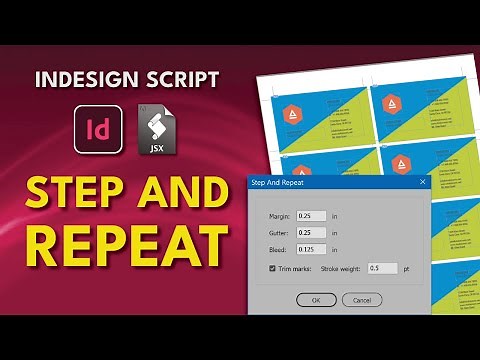 InDesign Script Step And Repeat