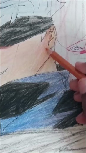 GOJO Draw👍#art #gojo #drwing#shorts #viral