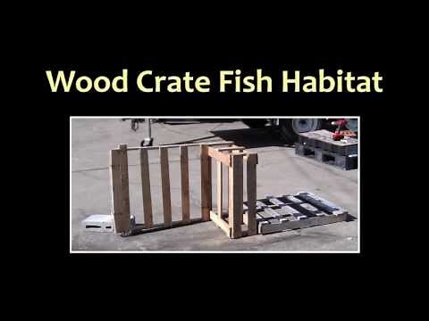 How to build a fish attractor from old crates