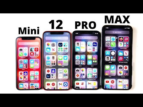 iPhone 12 Mini vs iPhone 12 vs iPhone 12 Pro vs iPhone 12 Pro Max