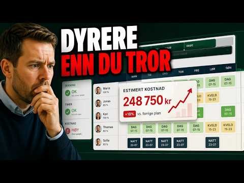 Turnusplan som ikke bare ser ryddig ut, men faktisk gir kontroll: Turnusmal Excel