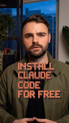 Charlie Hills | AI Content Systems on Instagram: "How to safely install Claude Code completely for free. Comment the word "CLAUDE" and I’ll send it to you for free!"