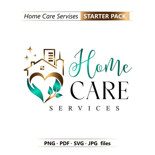 Home Health Care Logo, Elderly Care Logo, Hospice Care Logo, Healthcare Logo, Supporting Logo, Nurse Home Care Logo, Caregiver Logo Design46 - Etsy