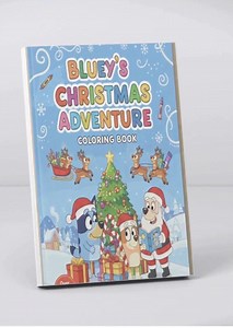 Bluey Christmas Adventure | Coloring Book | Activity Book | Digital File | PDF Download - Etsy
