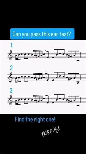 Can you pass this ear test?