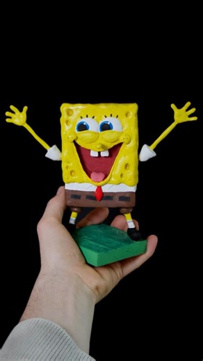 SpongeBob Sculpting in 15 Seconds