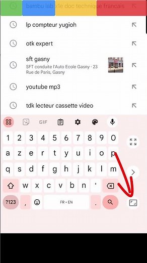 Utiliser le clavier à une main de G-Board