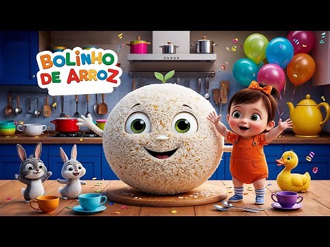 I Am a Little Rice Ball | Bolinho de Arroz | A Charming Musical Adventure for Babies! 🎵🍚✨