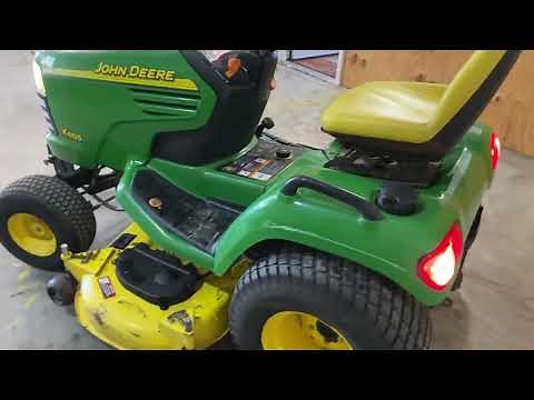 SOLD: John Deere X485 (54") Garden Tractor