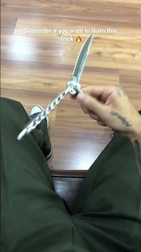 Easy Trick with Butterfly knife - how to spin “Infinite Spin” EASY WAY #butterflyknife #balisong