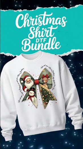 Unique Christmas Shirt DTF Bundle Reveal: Cow Print, Cats, & More!