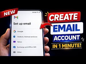 How to Create Email Account Easily 2026 | New Update