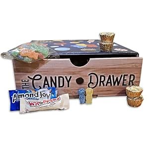 The Candy Drawer Gift Box - Fun care package - 3 lbs of Delicious Assorted Candies for Sweet Surprises and Gifting - Candy Box for Kids or Adults - Easter Candy