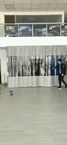 HIYOUGO Outdoor Vinyl Curtain with Clear Tarp Panel, 11x8ft PVC Heavy Duty Clear Panel Curtains with Grommets Weather Resistant Curtains for Patio, Pergola, Porch, Gazebos