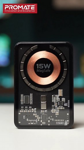 Snap and go with Promate Transpack. 🧲🔋 Unique transparent design with a carbon fiber finish, integrated with battery capacities of 5000mAh and 10000mAh, combined with 15W Magnetic Charging, 20W Power Delivery, Qualcomm Port and LED screen. #PROMATE #TransPack #appleproducts #worktips #powerbank #usbc #phonecharger #iphone12series #iphone13series #iphone13 #PowerUp #USB #gadgets #magsafecharging #magneticcharging #wirelesscharging #powerdelivery #iphone14 #iphone14pro #iphone14promax | Promate 